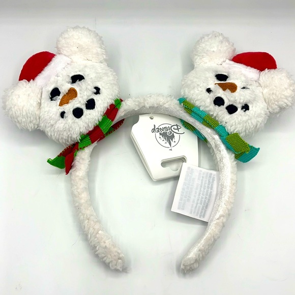 Disney Accessories - Disney Parks Mickey Mouse Snowman Ears Headband